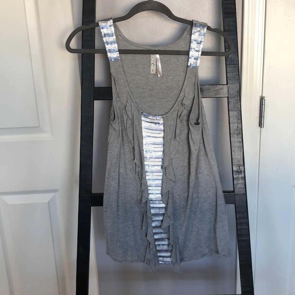 Sequin Detail Tank Top